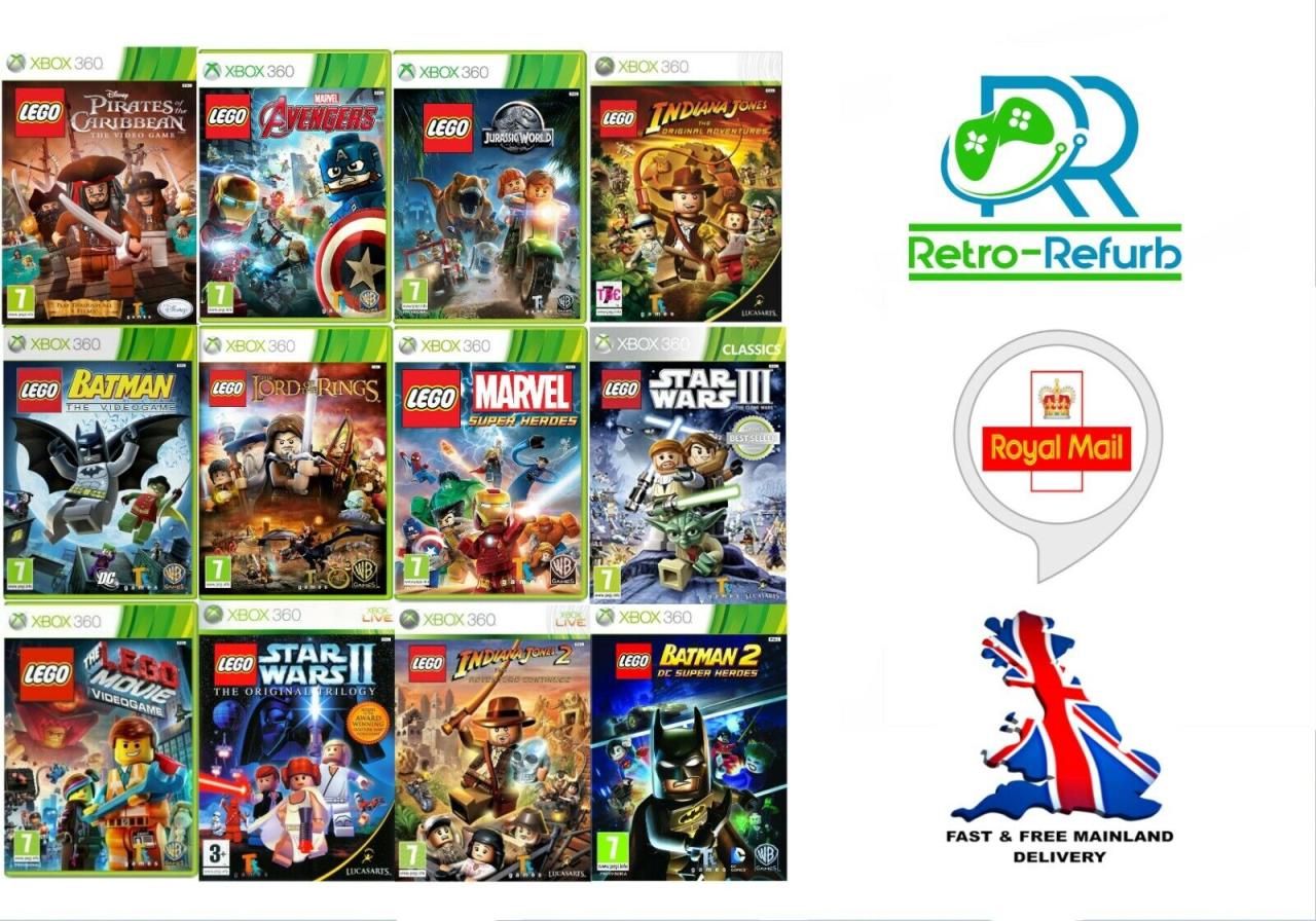 Lego games on xbox 360