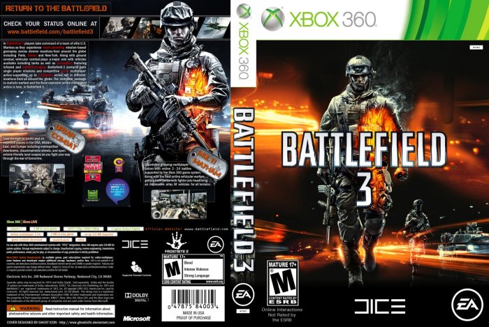 Xbox 360 battlefield 3