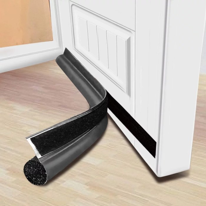 Door seal under slide weather stripping cinch brown depot