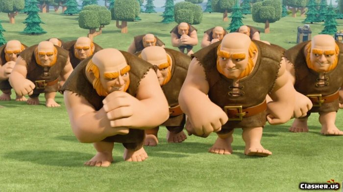 Clash of clans giants