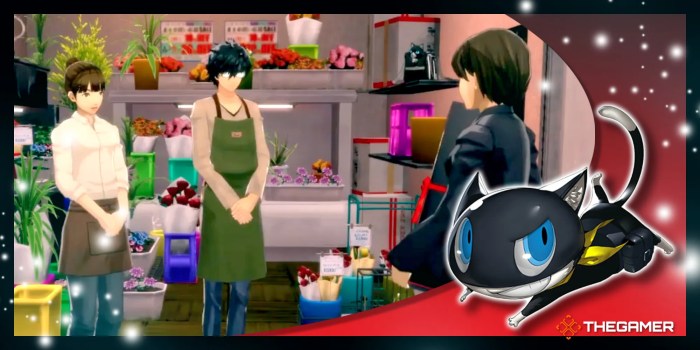 Persona update sega detailed stage festival city flower shop p5 afterthought