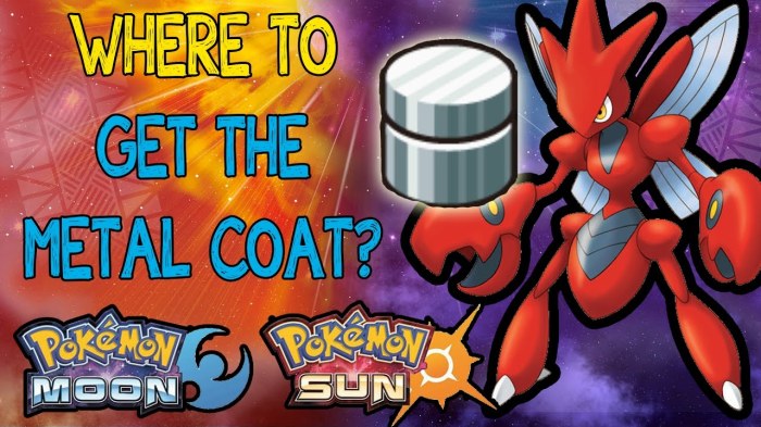Metal coat in pokemon x
