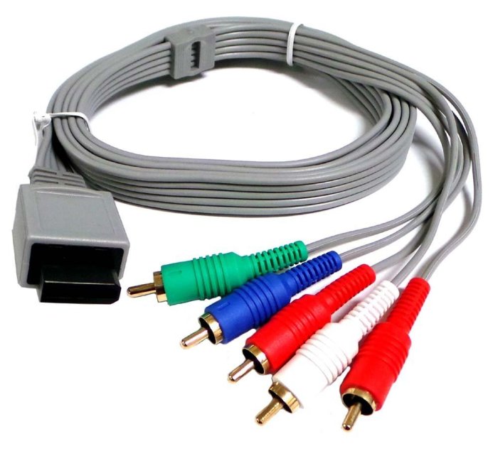 Component cord for wii