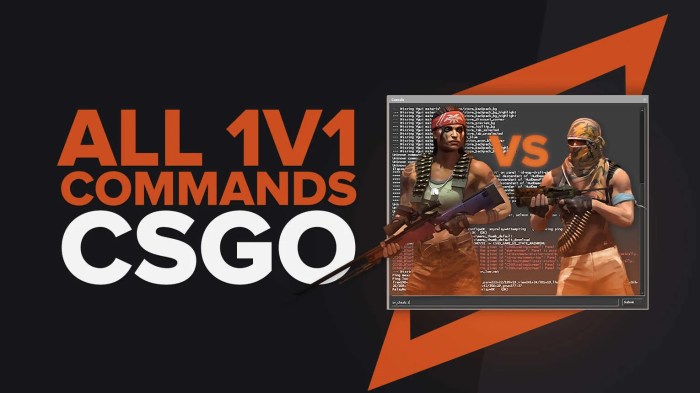 Commands for cs go 1v1