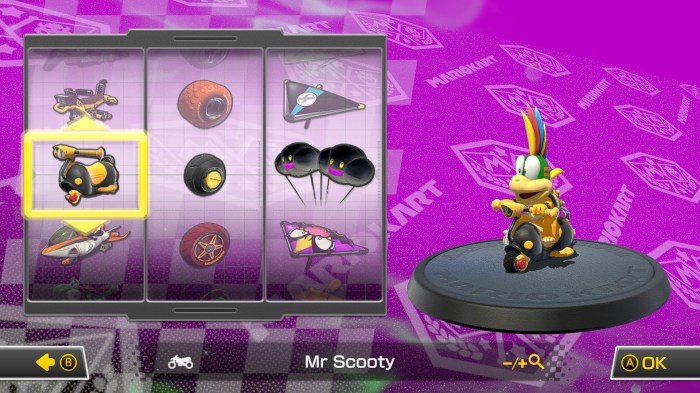 Mr scooty mario kart 8