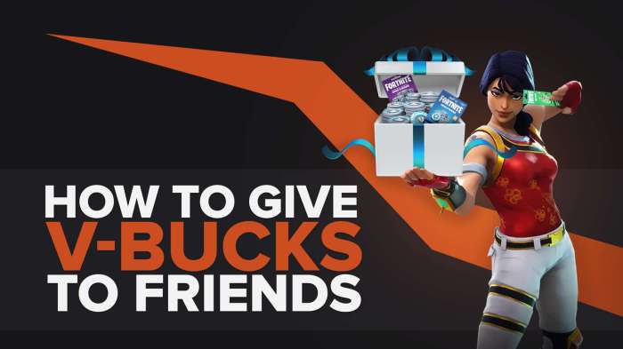 Send vbucks to friend