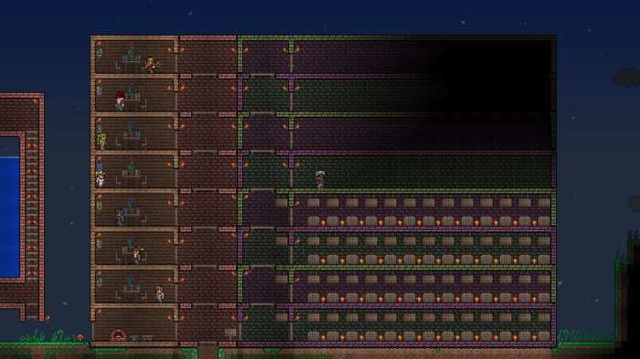 Terraria all item map