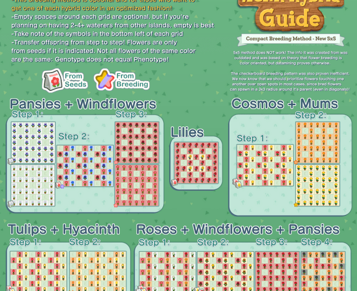 Hybrid flower guide acnh