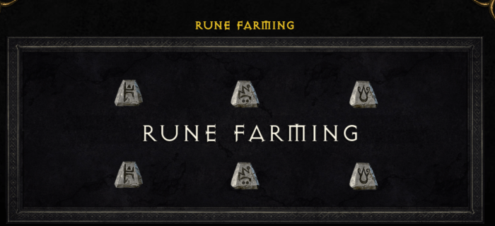 Diablo 2 farming runes