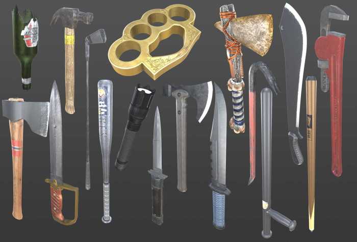 All melee weapons gta 5