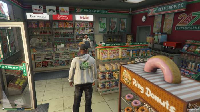Hold up a store gta 5