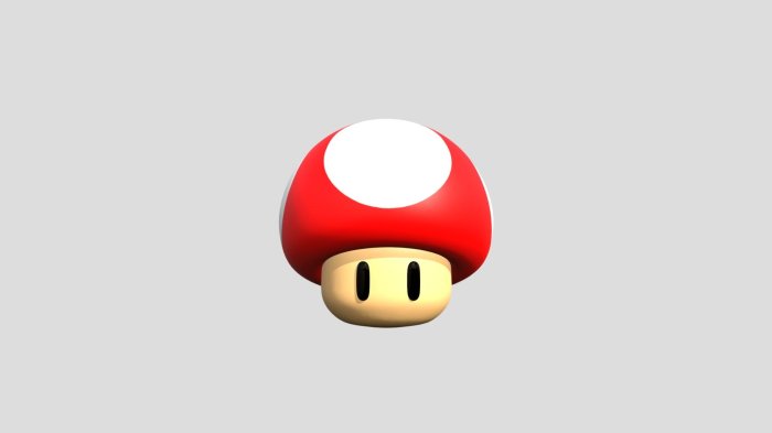 Mario 3d world mushroom