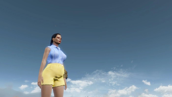 Shorts summer fallout mods stripe requested red top