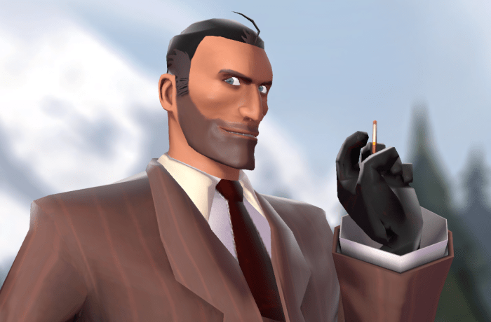 Spy without mask tf2