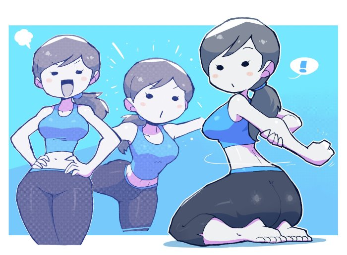 Wii fit trainer feet