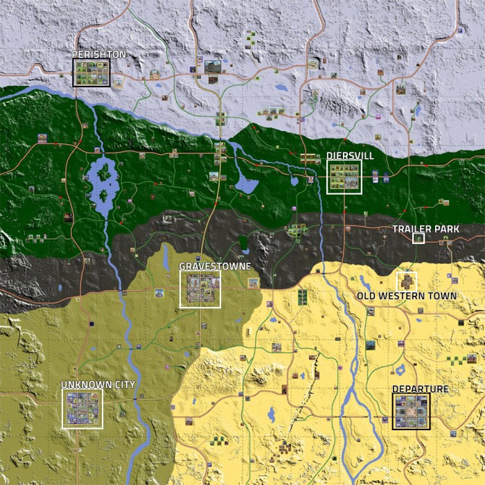 Die days navezgane map alpha places trader 17 base interest joel town b8 buildings army camp junk yard abandoned house