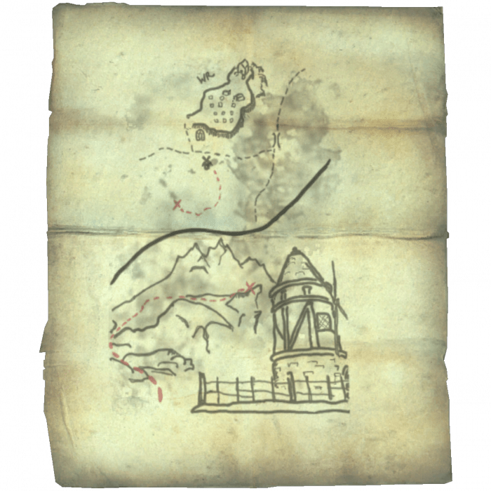 Skyrim treasure map