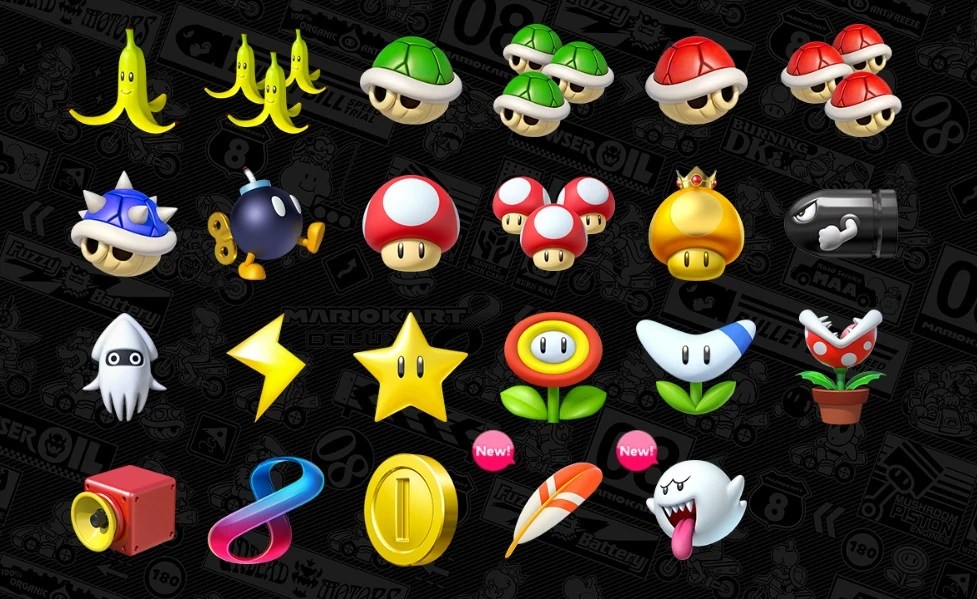 Mario kart 64 items