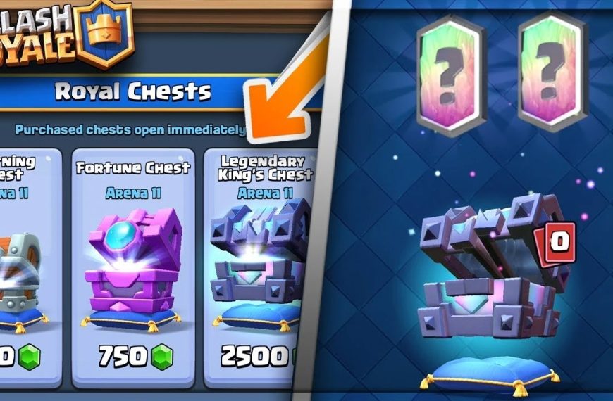 Legendary chest clash royale king 3d