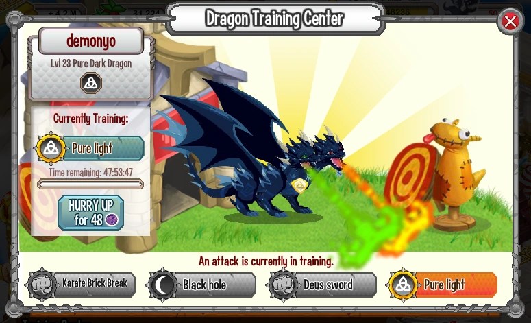 Dark dragon dragon city