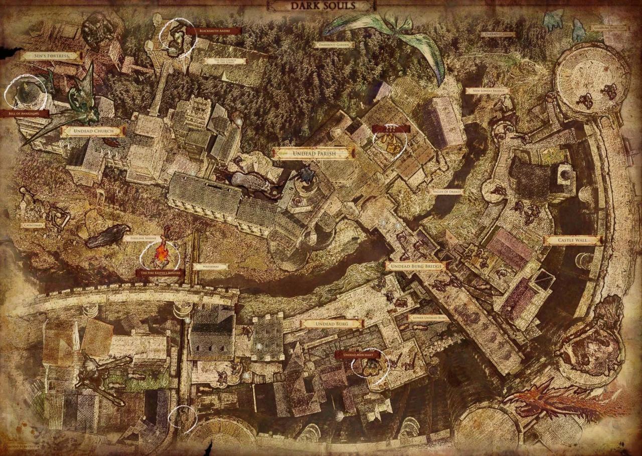 Dark souls 3 map layout