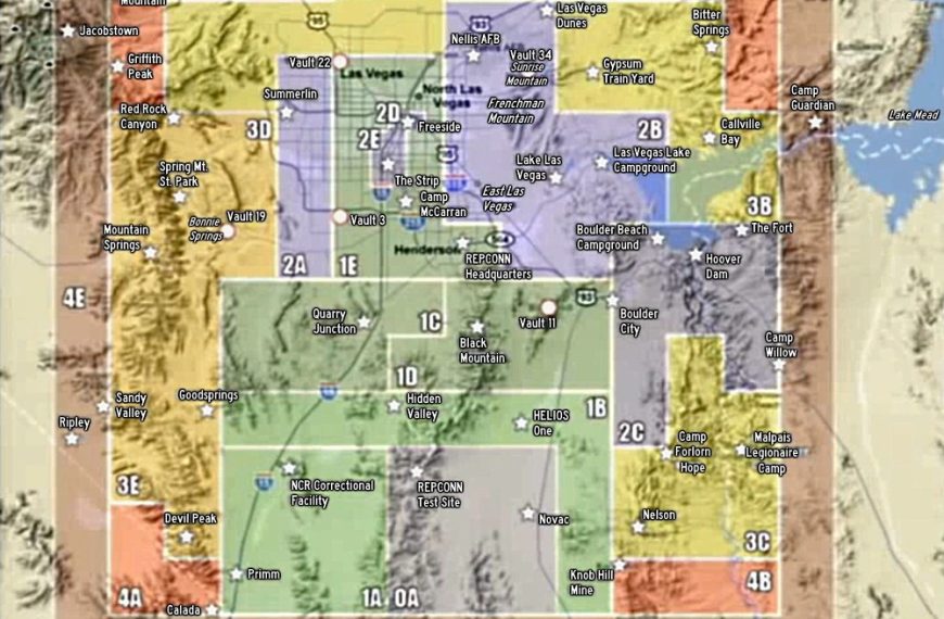 New vegas map locations