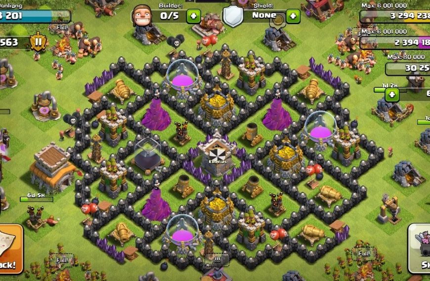 Walls on clash of clans