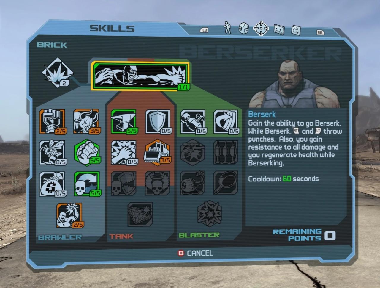 Borderlands 1 skill tree