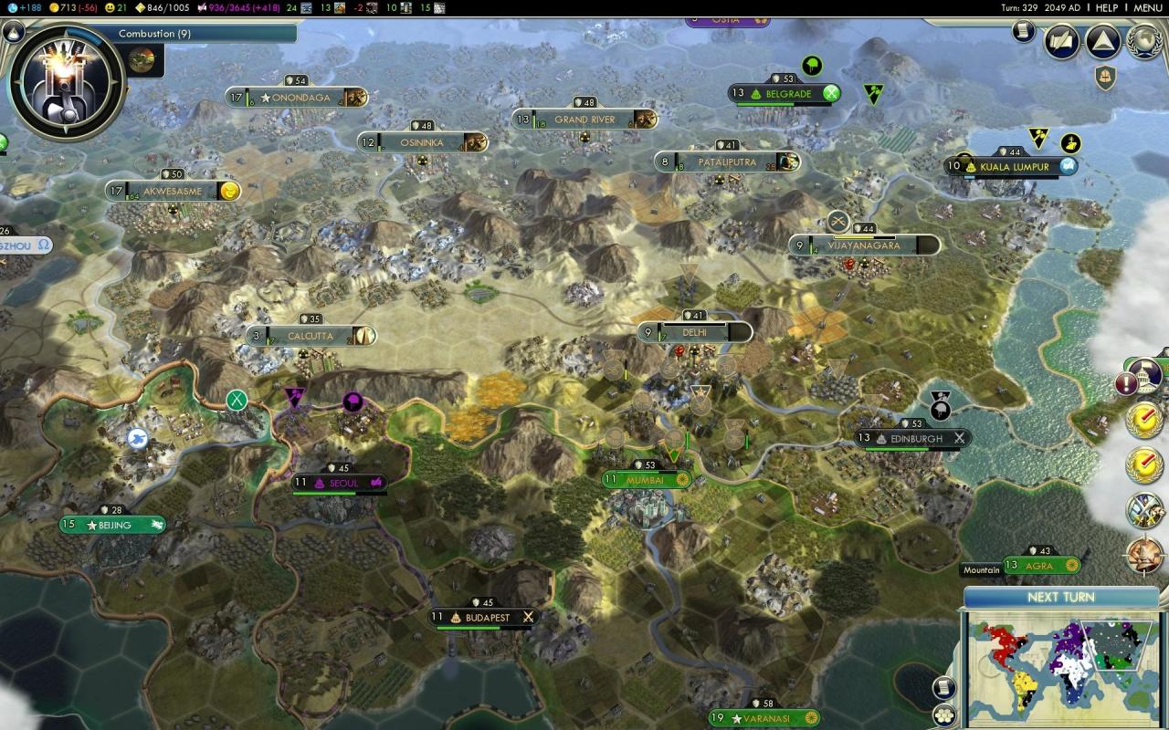 Civilization 5 earth map