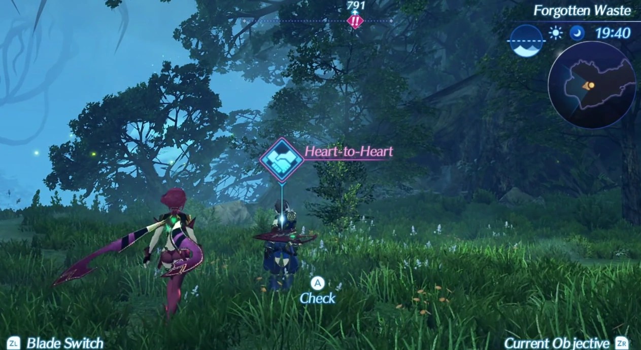 Heart to heart xenoblade