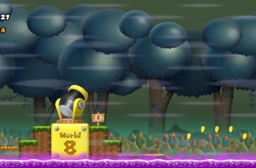 Mario wii world 5 cannon