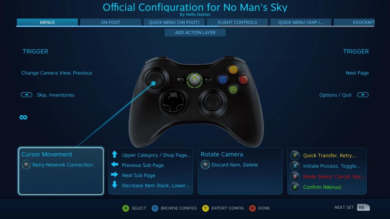 No man's sky controls pc