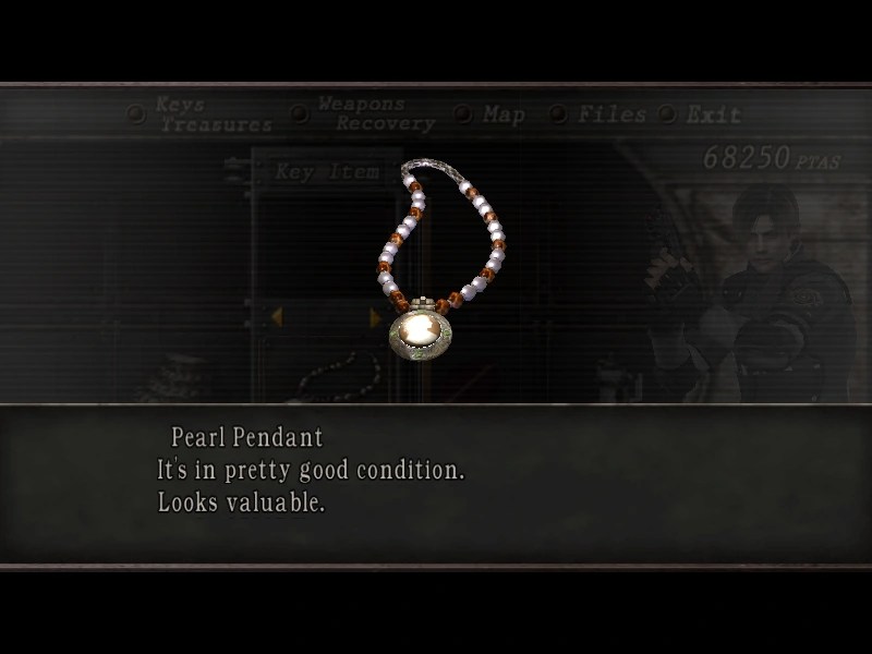 Pearl pendant re4 remake