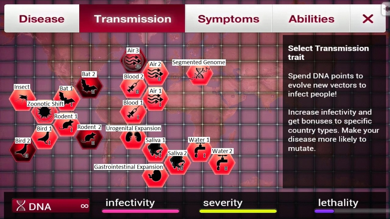 Plague inc tree guide symptoms achievement submitted space symptom point