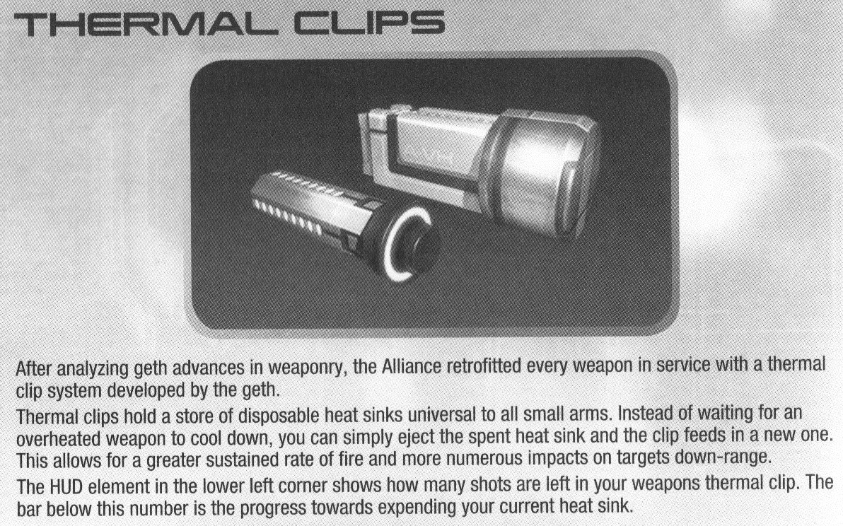 Thermal clip mass effect