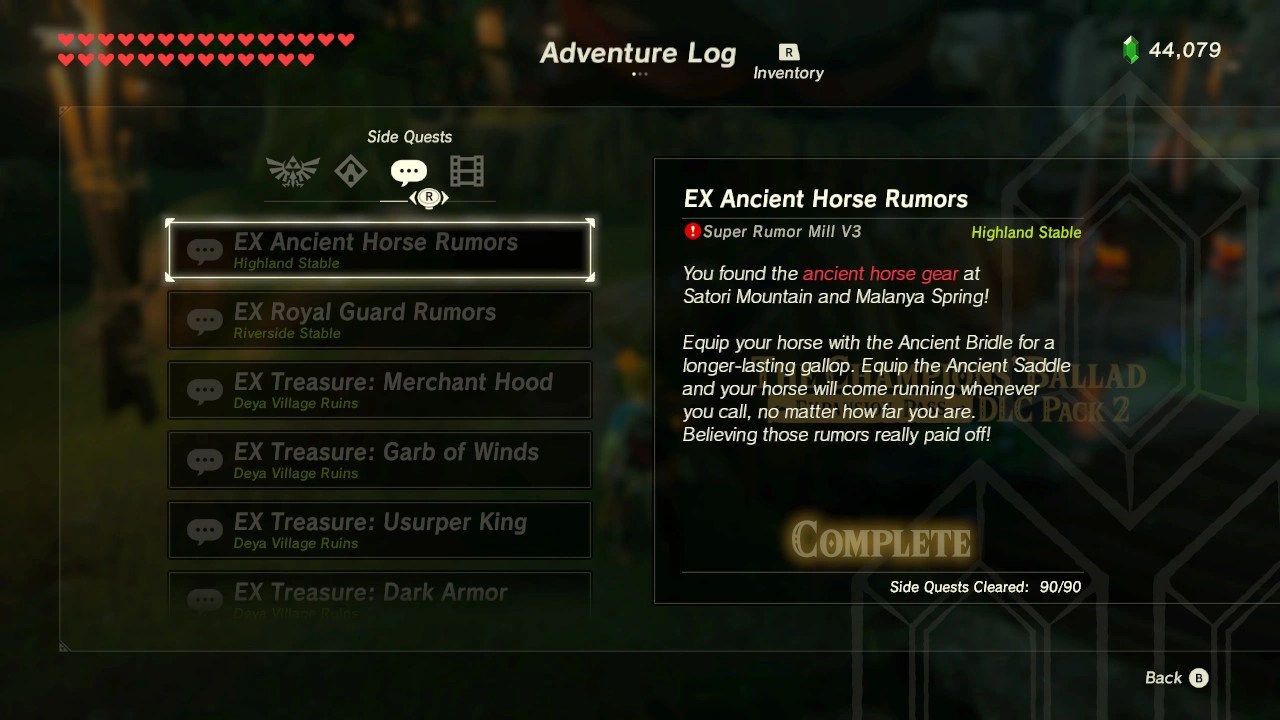 Botw side quests in order