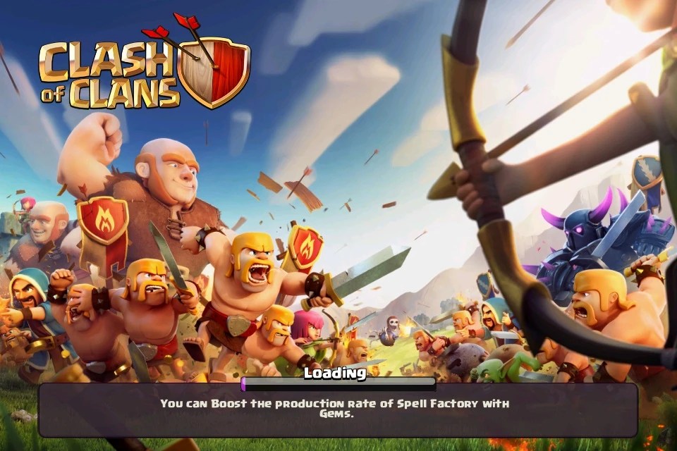 Clash of clans won't load