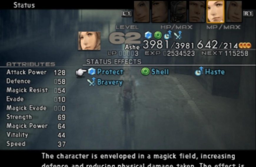 Final fantasy 14 stats