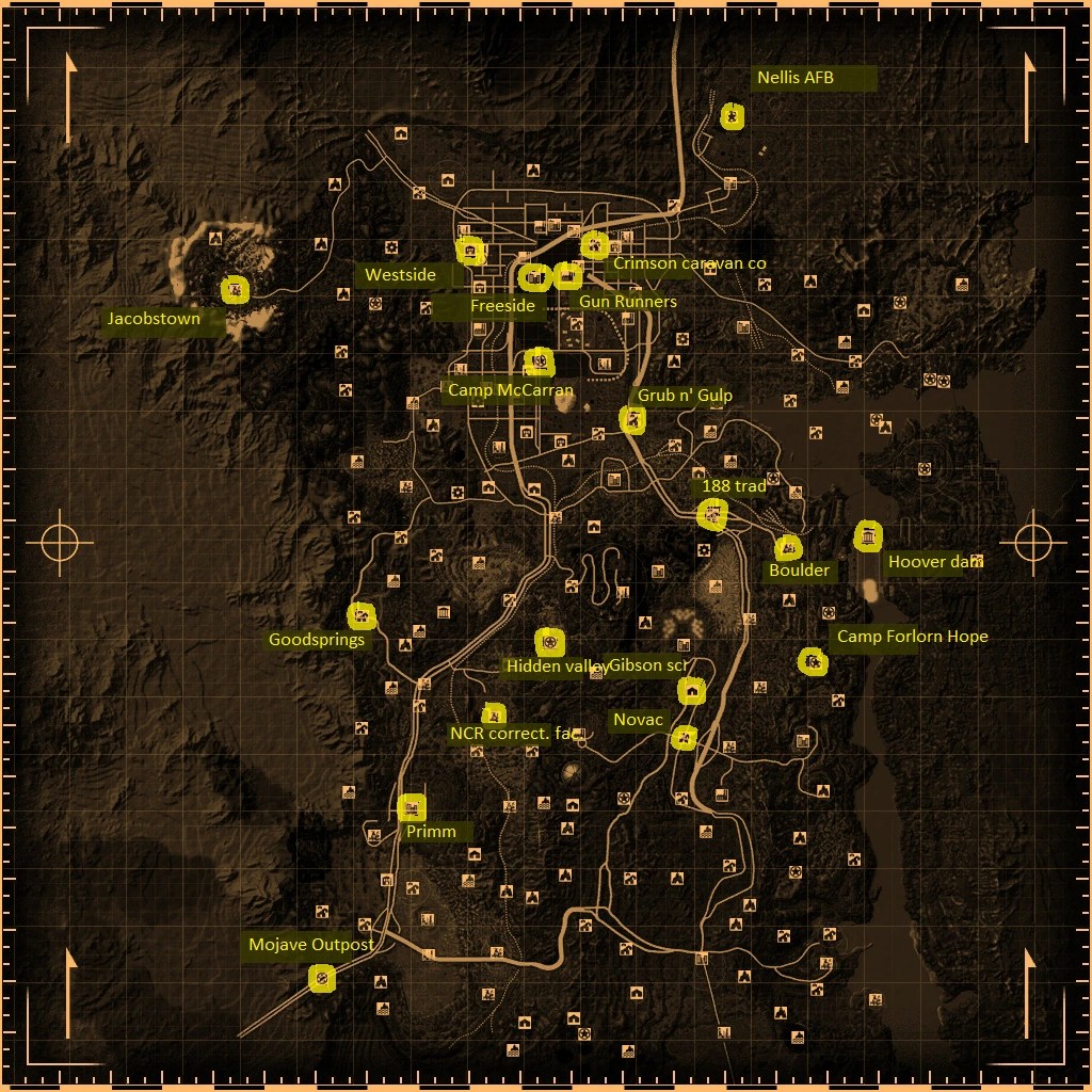 Fallout 4 merchants map