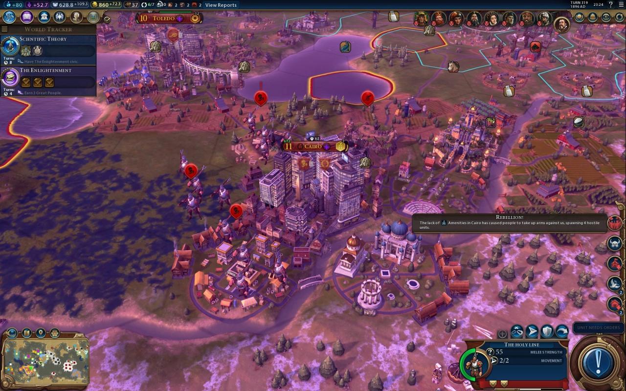 Civ 6 what are amenities