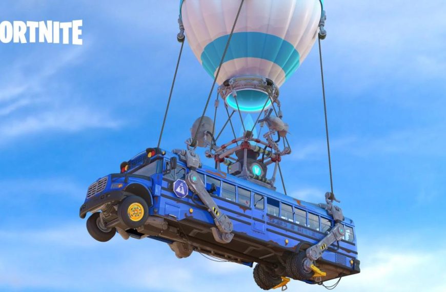 Battle bus fortnite ever change does need there leatherworker royale jump beginning players drop match each then