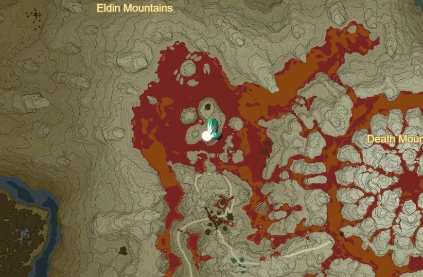 Abandoned north mine botw