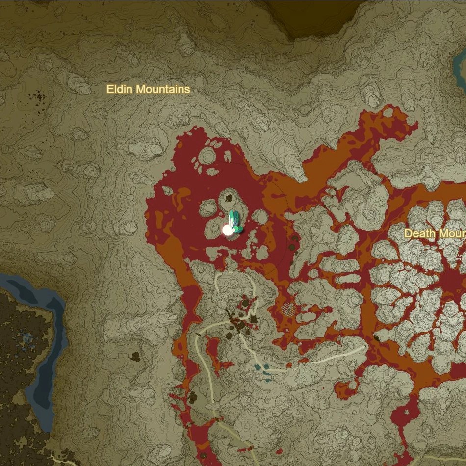 Abandoned north mine botw