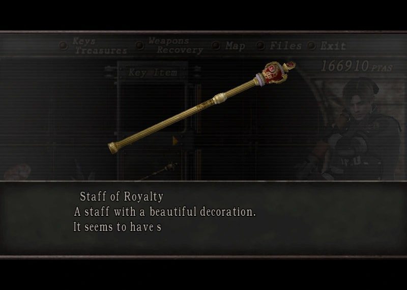 Re4 staff of royalty