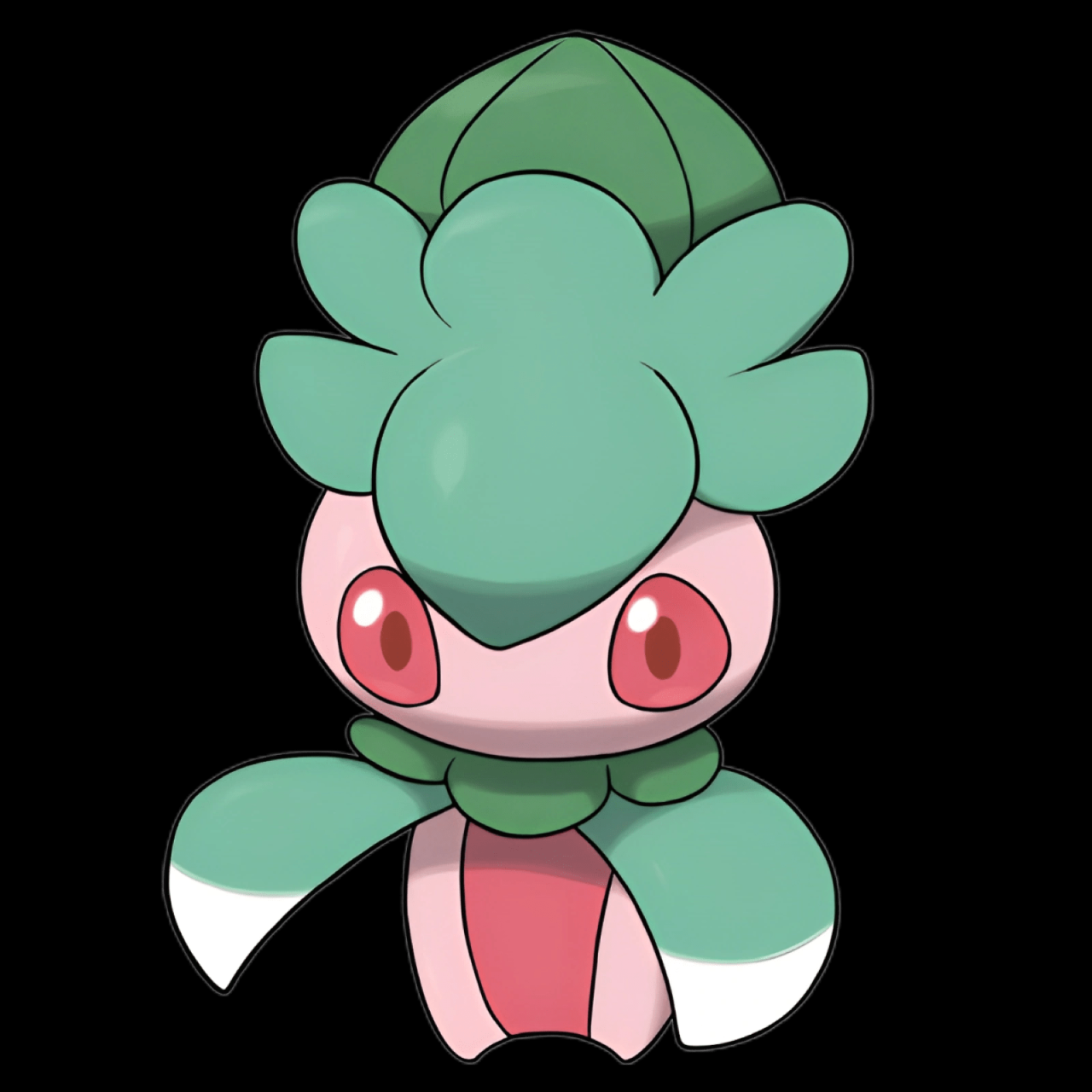 White and green pokemon