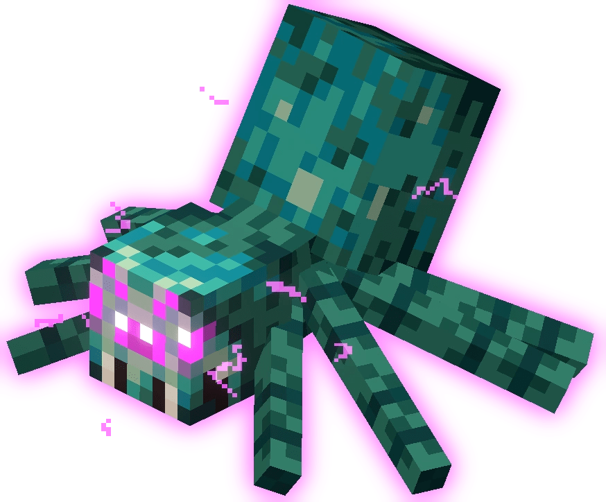 Giant spider in minecraft