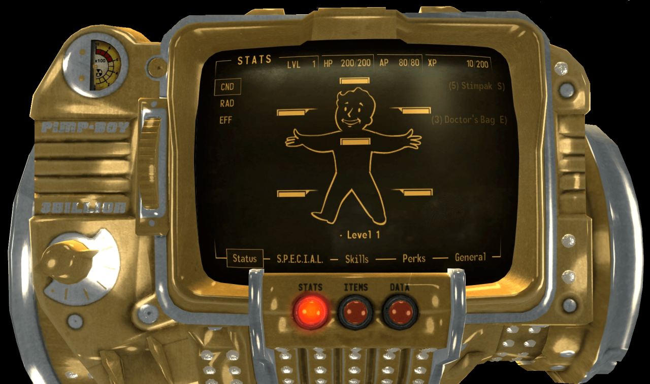 Pipboy light fallout 4