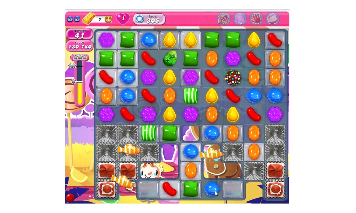 Fish in candy crush