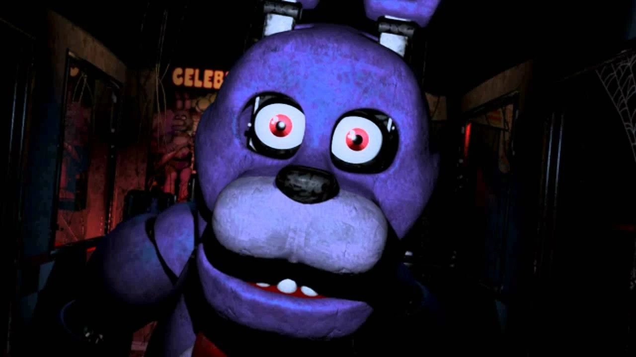 Fnaf 1 bonnie at door