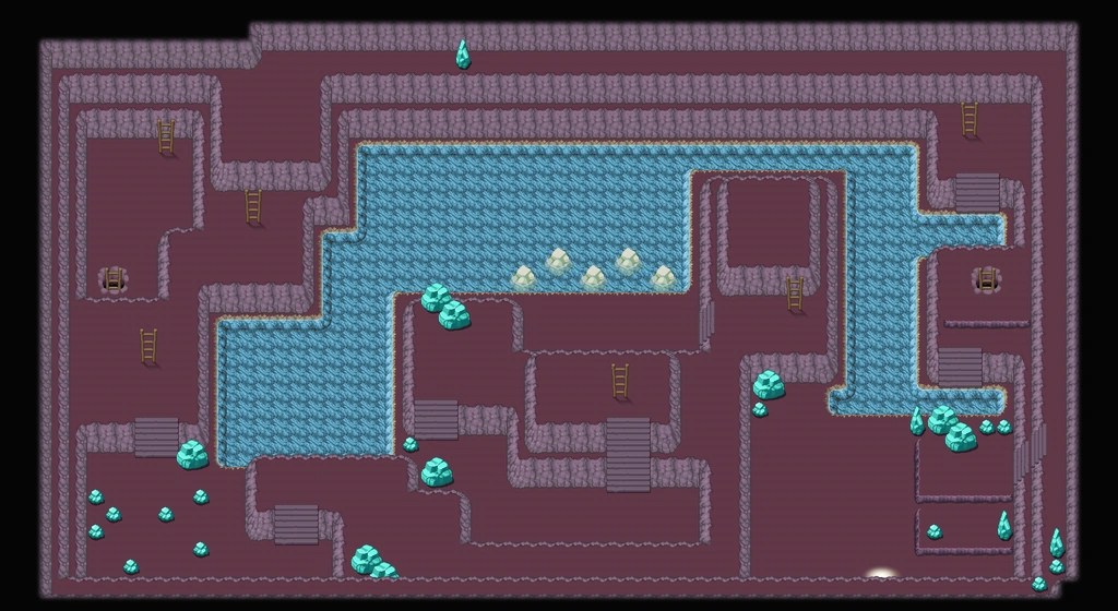 Pokemon map legends cave